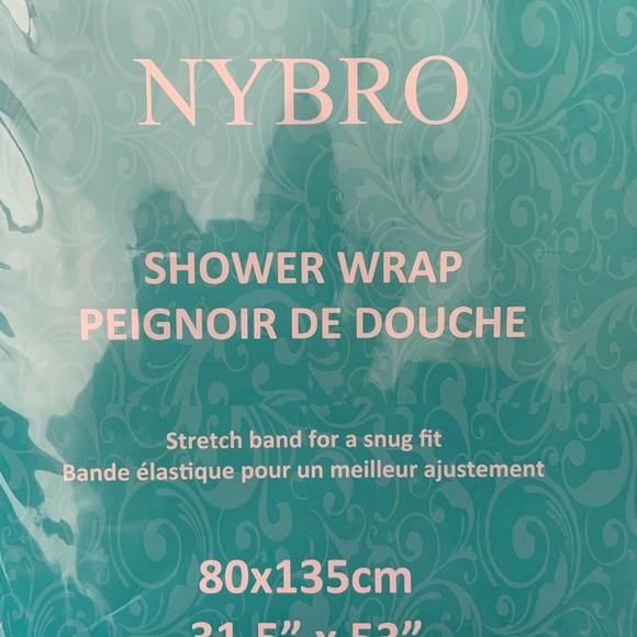 Taupe Shower Wrap - Picture 5 of 6